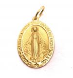 Medalha de Nossa Senhora das Graas em ouro 18k - 2MEO0080